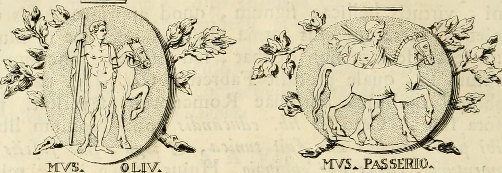 An illustration from Lucernae fictiles musei Passerii, 1739, leaf 259