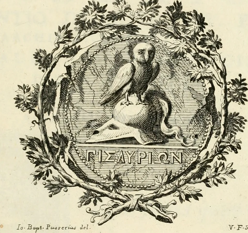 An illustration from Lucernae fictiles musei Passerii, 1739, leaf 4