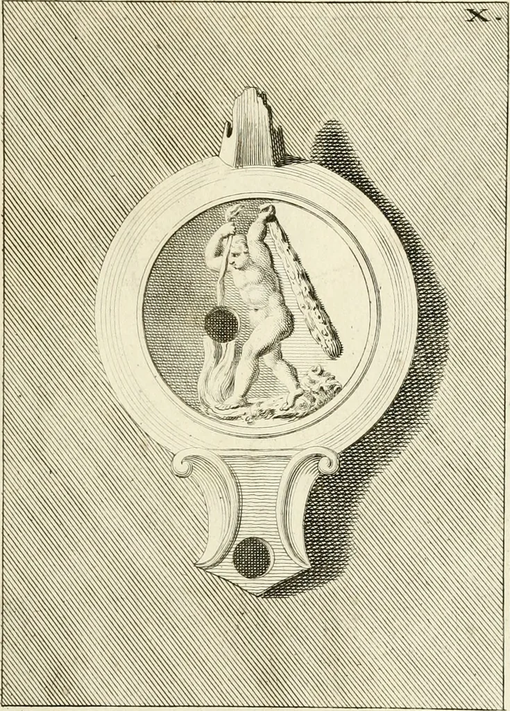 An illustration from Lucernae fictiles musei Passerii, 1739, leaf 46