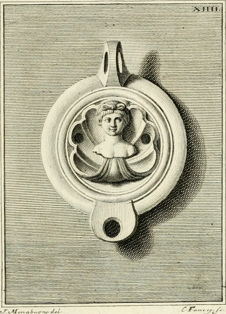 An illustration from Lucernae fictiles musei Passerii, 1739, leaf 54