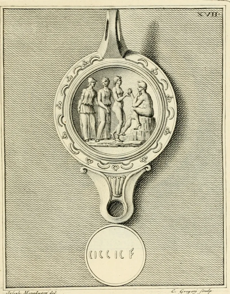 An illustration from Lucernae fictiles musei Passerii, 1739, leaf 60