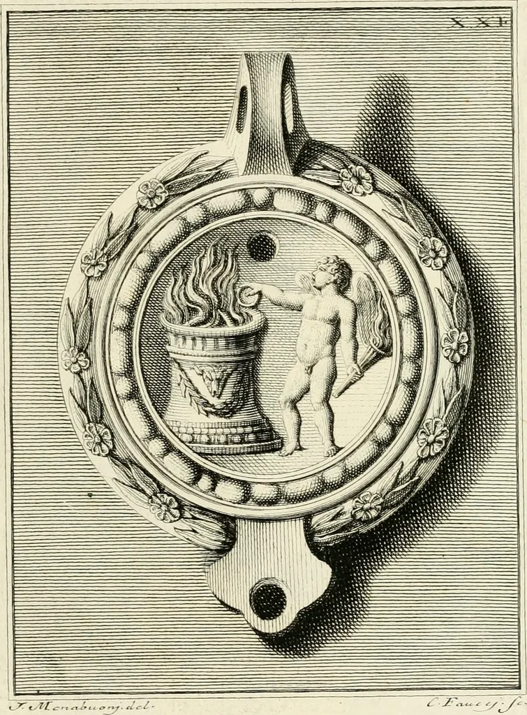 An illustration from Lucernae fictiles musei Passerii, 1739, leaf 68