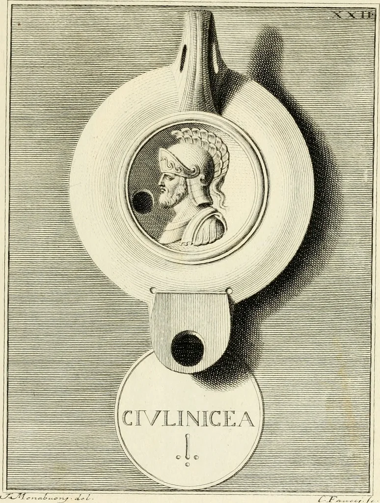 An illustration from Lucernae fictiles musei Passerii, 1739, leaf 70