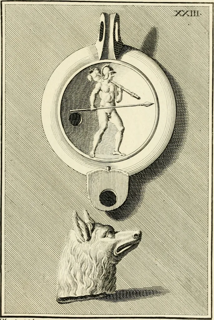 An illustration from Lucernae fictiles musei Passerii, 1739, leaf 72
