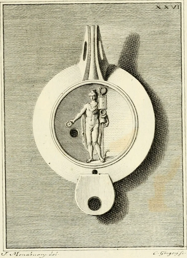 An illustration from Lucernae fictiles musei Passerii, 1739, leaf 78