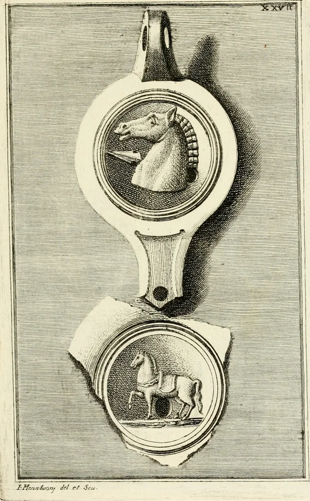 An illustration from Lucernae fictiles musei Passerii, 1739, leaf 80