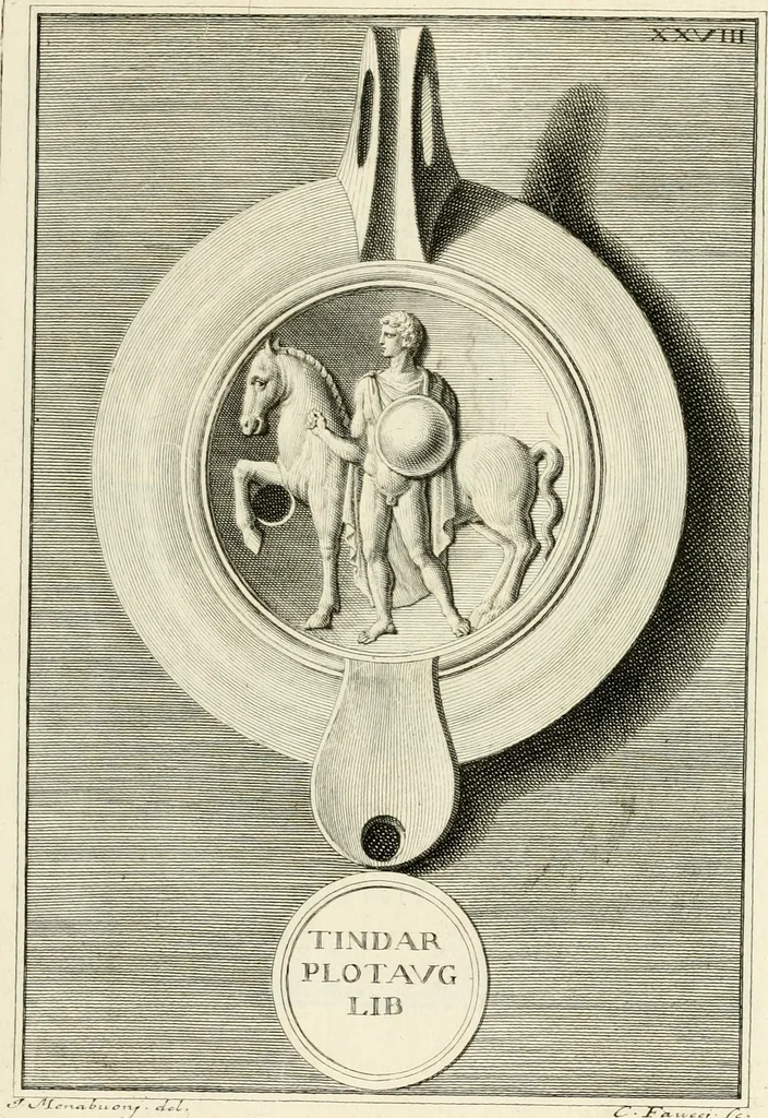 An illustration from Lucernae fictiles musei Passerii, 1739, leaf 82