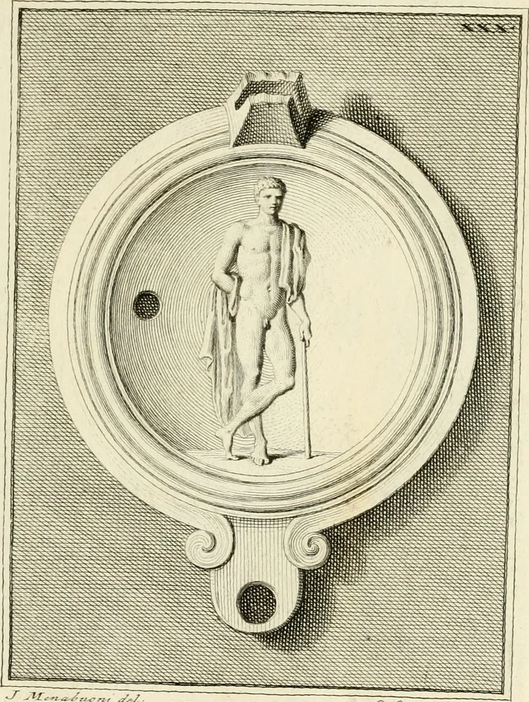 An illustration from Lucernae fictiles musei Passerii, 1739, leaf 86