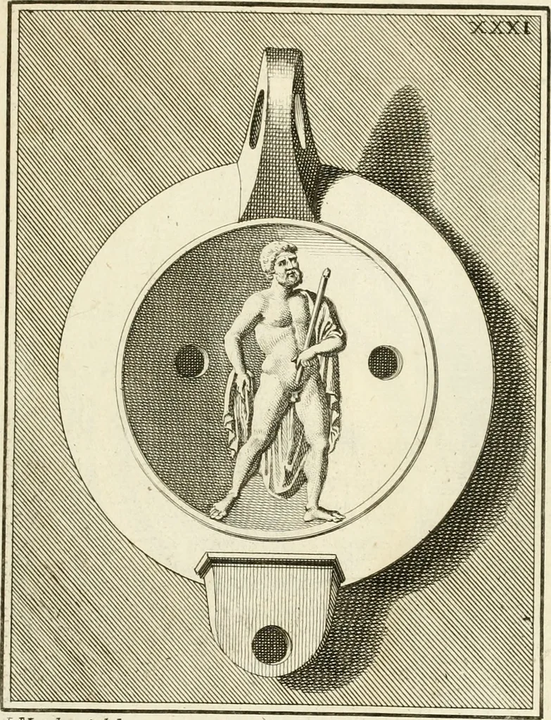 An illustration from Lucernae fictiles musei Passerii, 1739, leaf 88