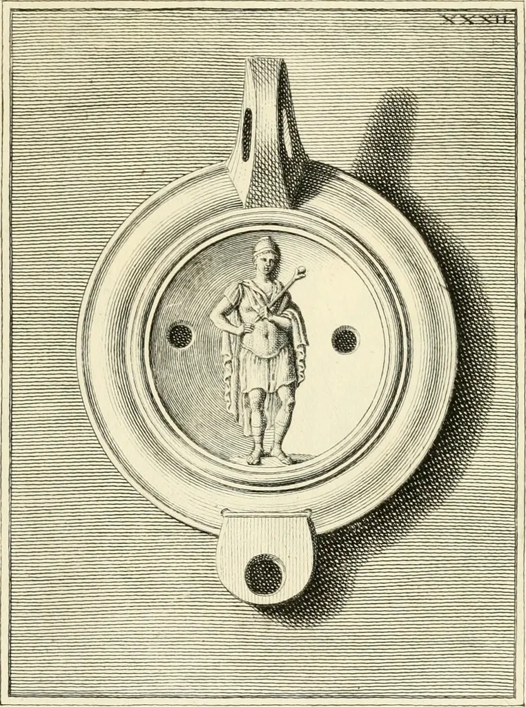 An illustration from Lucernae fictiles musei Passerii, 1739, leaf 90