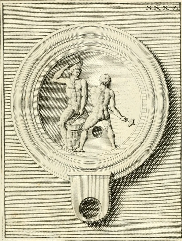 An illustration from Lucernae fictiles musei Passerii, 1739, leaf 96
