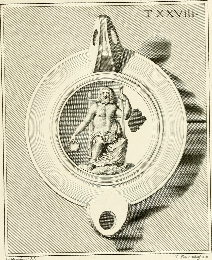 An illustration from Lucernae fictiles musei Passerii, 1739, leaf 104