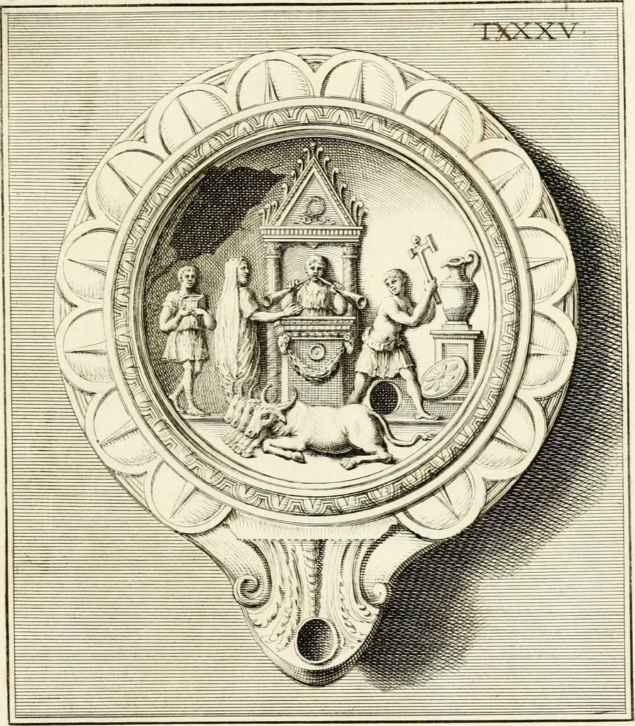 An illustration from Lucernae fictiles musei Passerii, 1739, leaf 118