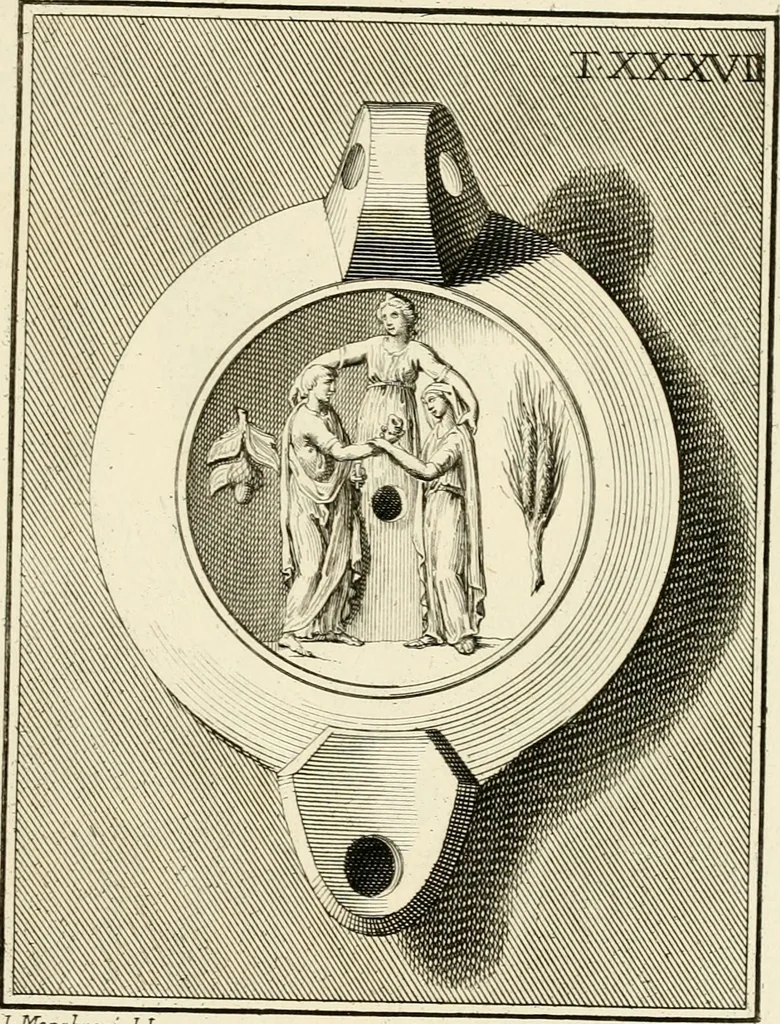 An illustration from Lucernae fictiles musei Passerii, 1739, leaf 122