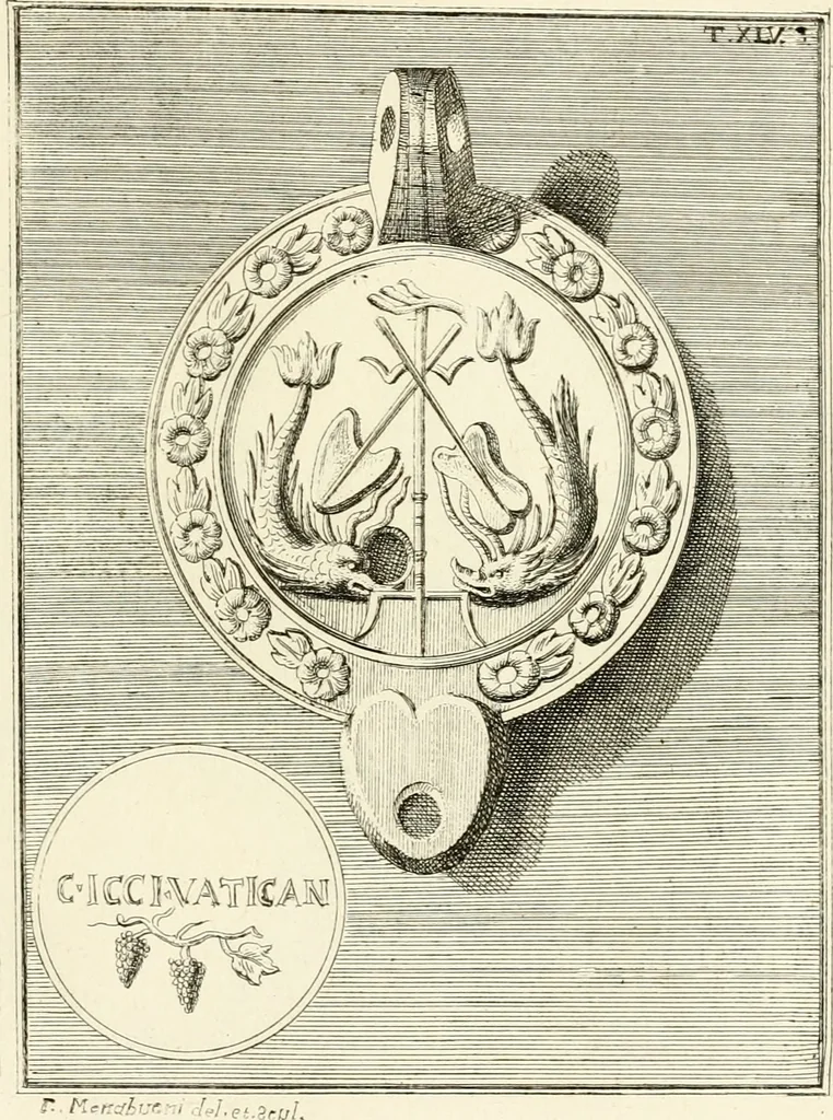 An illustration from Lucernae fictiles musei Passerii, 1739, leaf 138