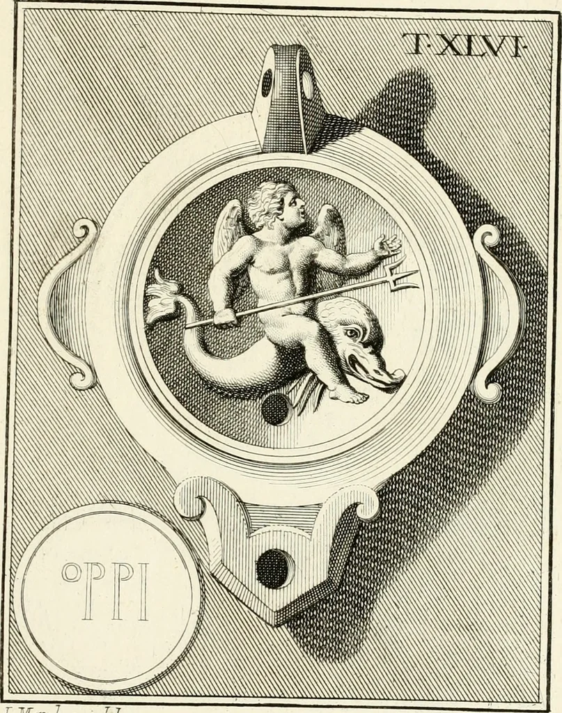 An illustration from Lucernae fictiles musei Passerii, 1739, leaf 140