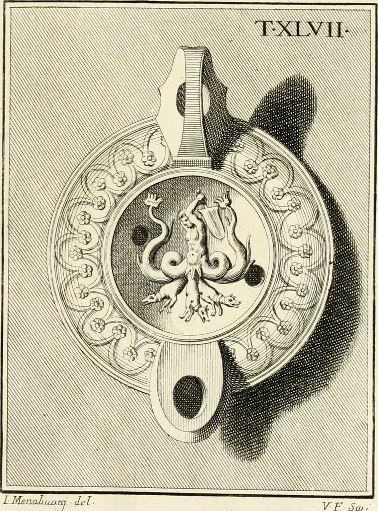 An illustration from Lucernae fictiles musei Passerii, 1739, leaf 142