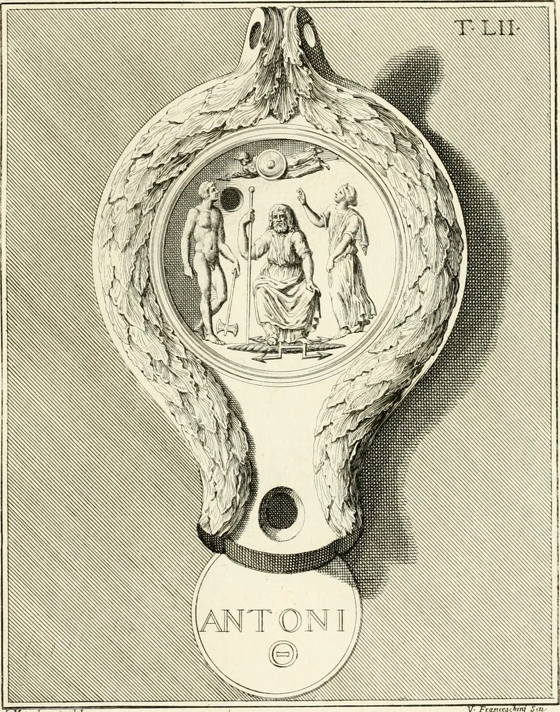 An illustration from Lucernae fictiles musei Passerii, 1739, leaf 152