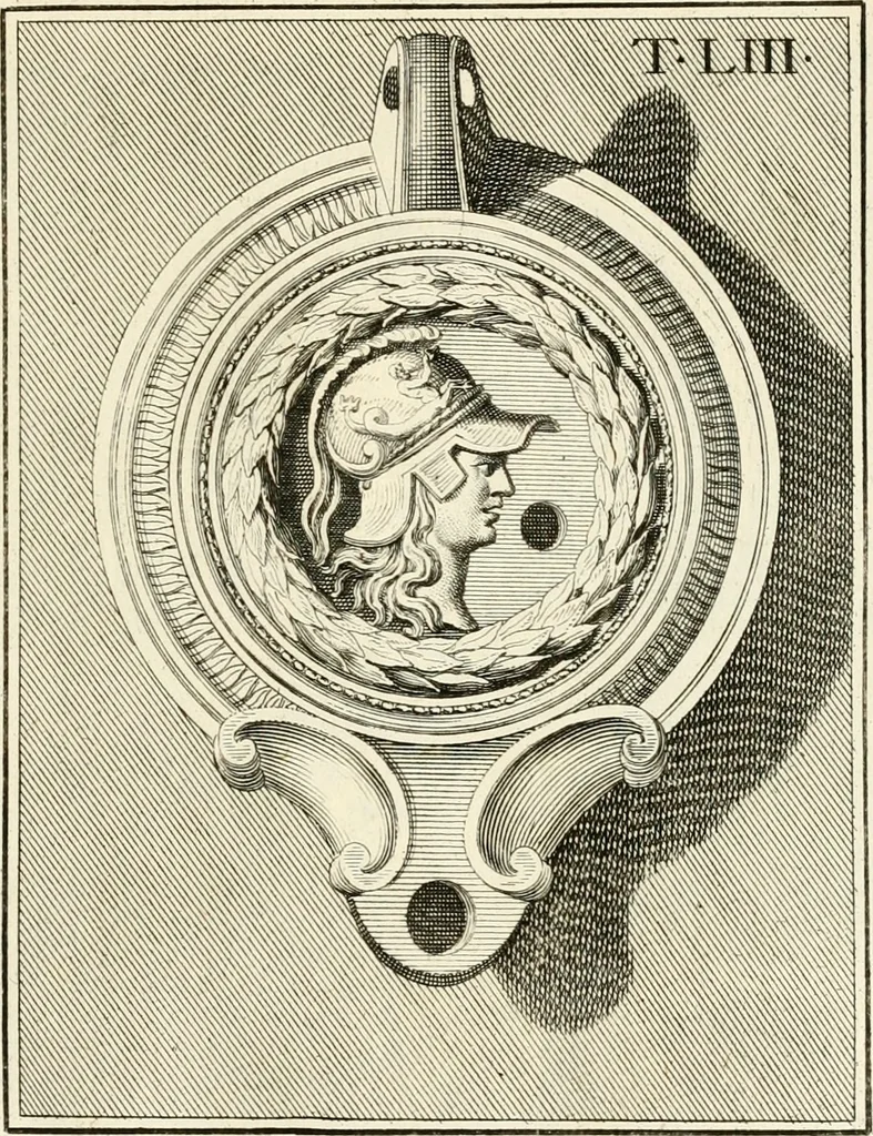 An illustration from Lucernae fictiles musei Passerii, 1739, leaf 154