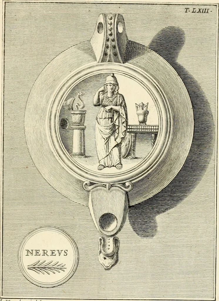 An illustration from Lucernae fictiles musei Passerii, 1739, leaf 174