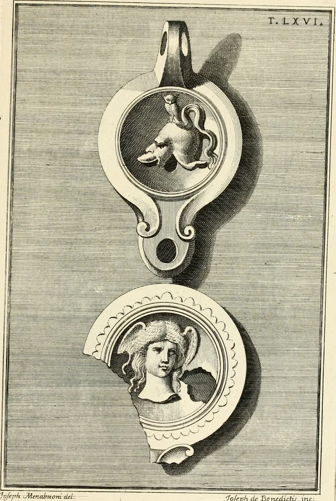 An illustration from Lucernae fictiles musei Passerii, 1739, leaf 180