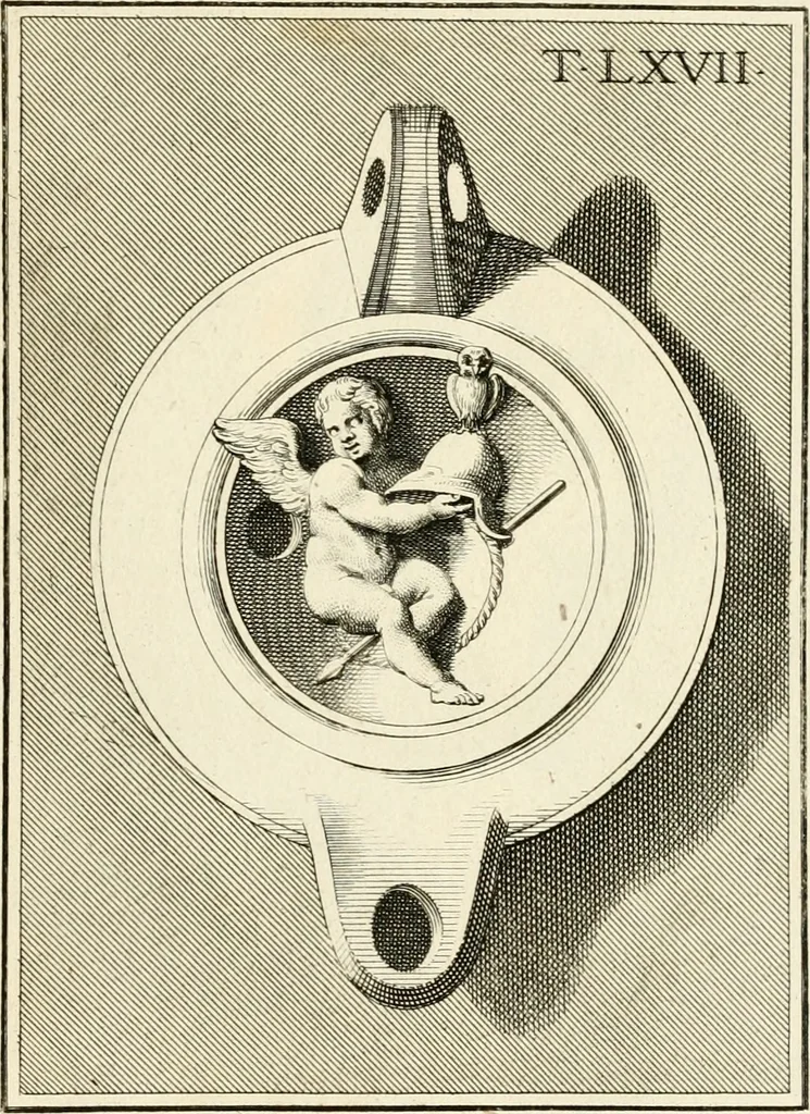 An illustration from Lucernae fictiles musei Passerii, 1739, leaf 182