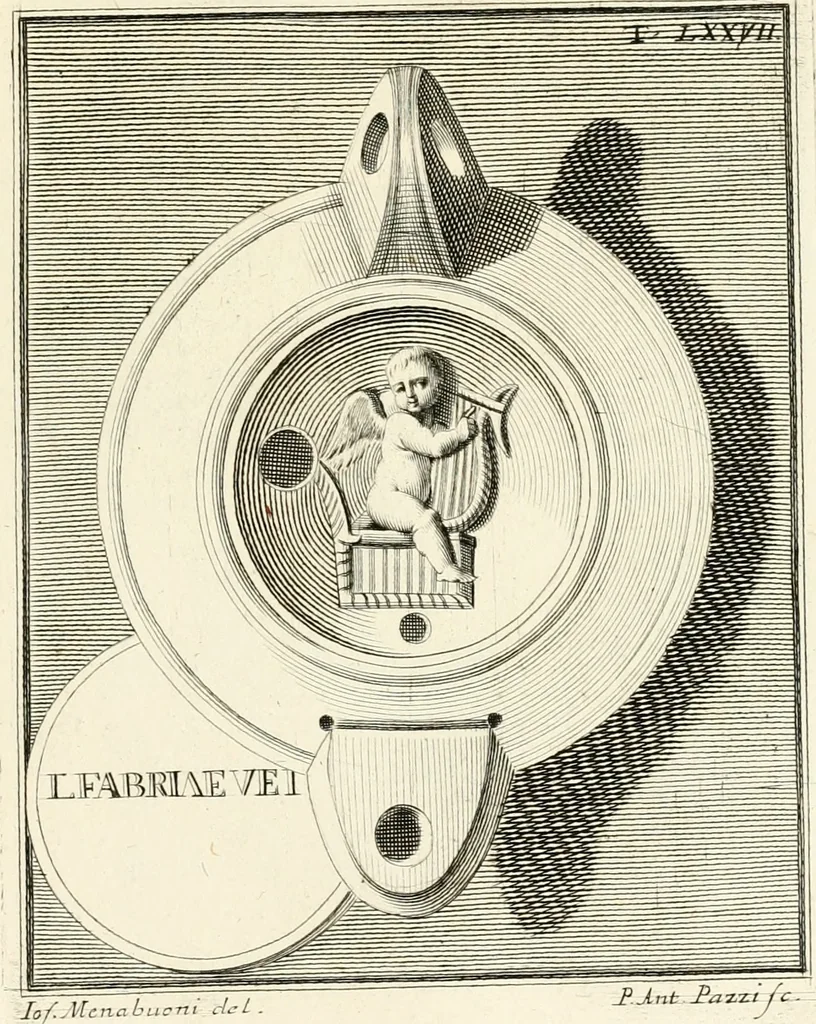 An illustration from Lucernae fictiles musei Passerii, 1739, leaf 202