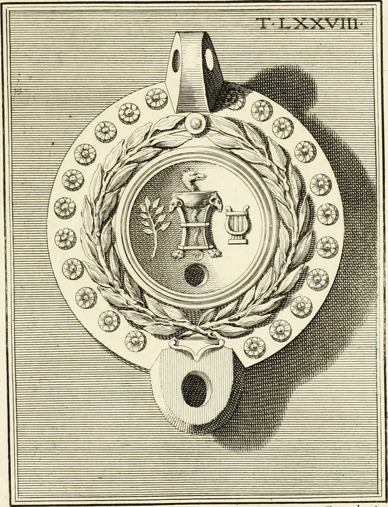 An illustration from Lucernae fictiles musei Passerii, 1739, leaf 204