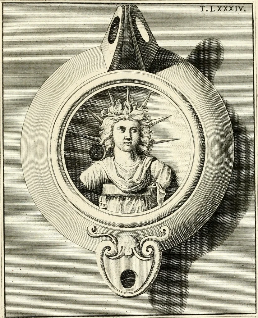 An illustration from Lucernae fictiles musei Passerii, 1739, leaf 216
