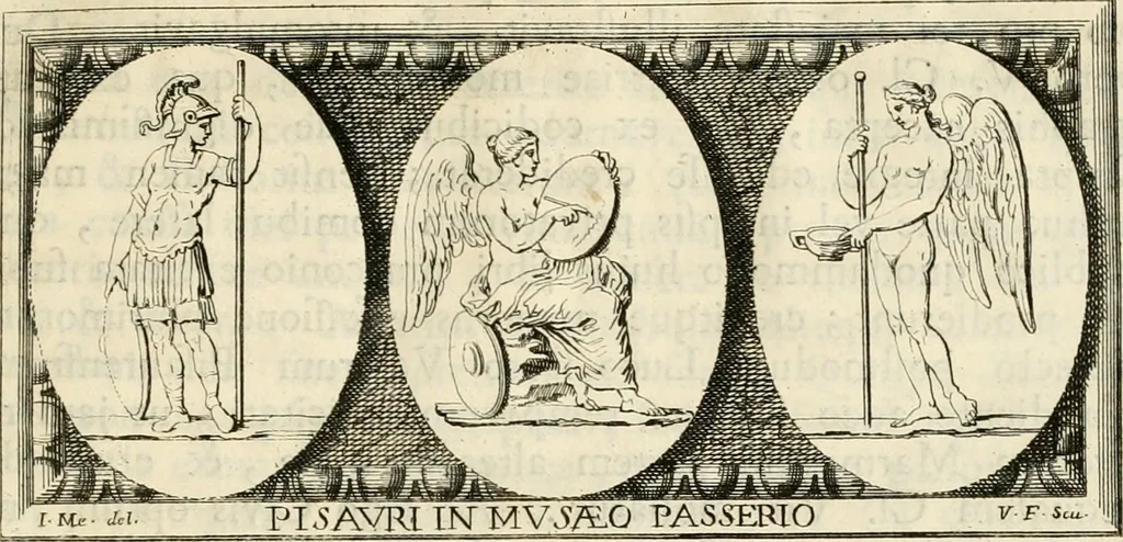An illustration from Lucernae fictiles musei Passerii, 1739, leaf 22
