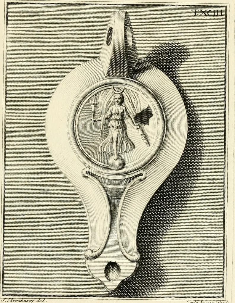 An illustration from Lucernae fictiles musei Passerii, 1739, leaf 234