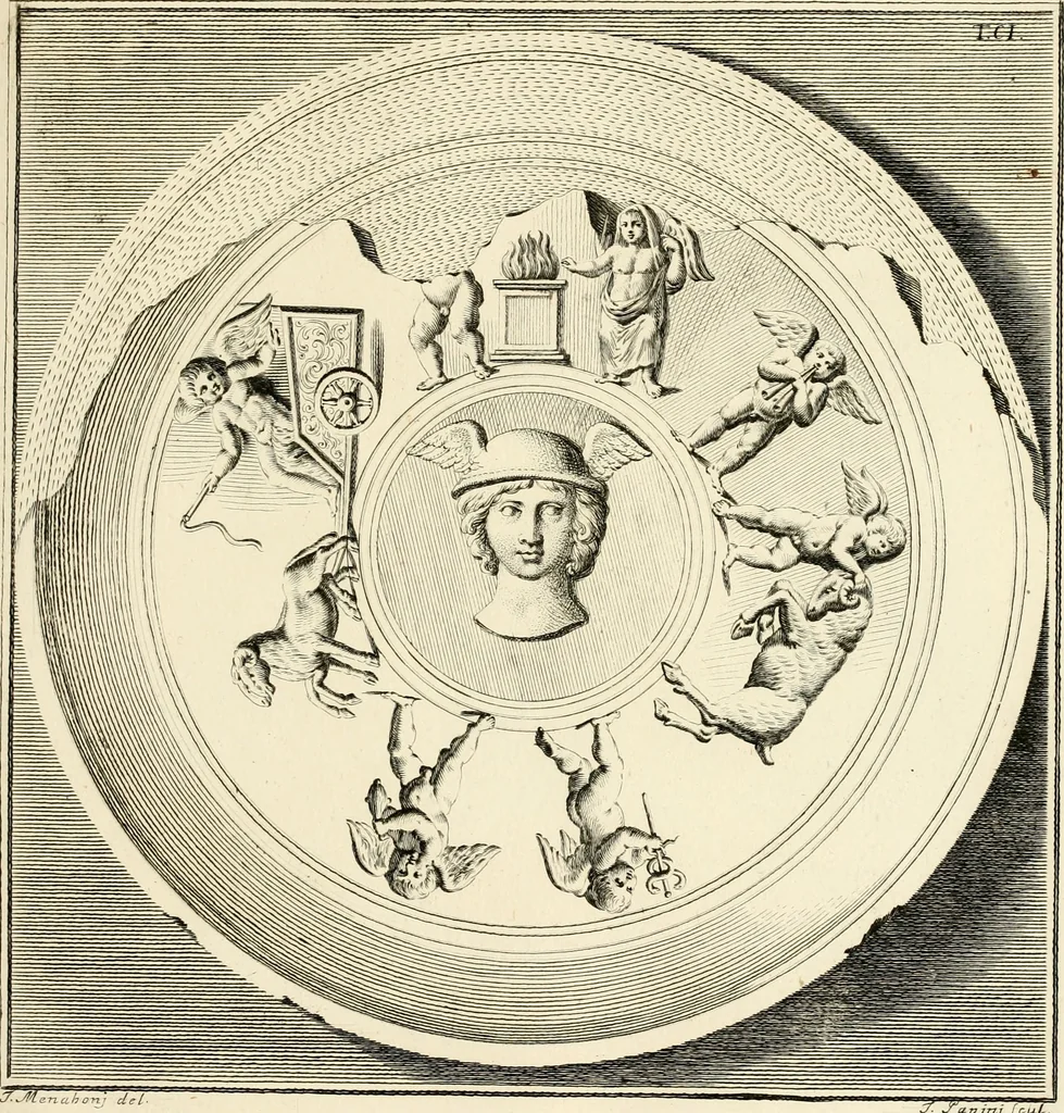 An illustration from Lucernae fictiles musei Passerii, 1739, leaf 250