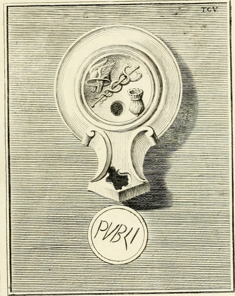 An illustration from Lucernae fictiles musei Passerii, 1739, leaf 258