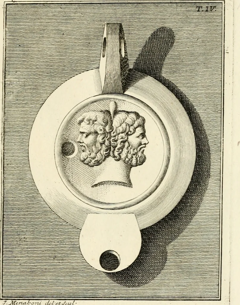 An illustration from Lucernae fictiles musei Passerii, 1739, leaf 56