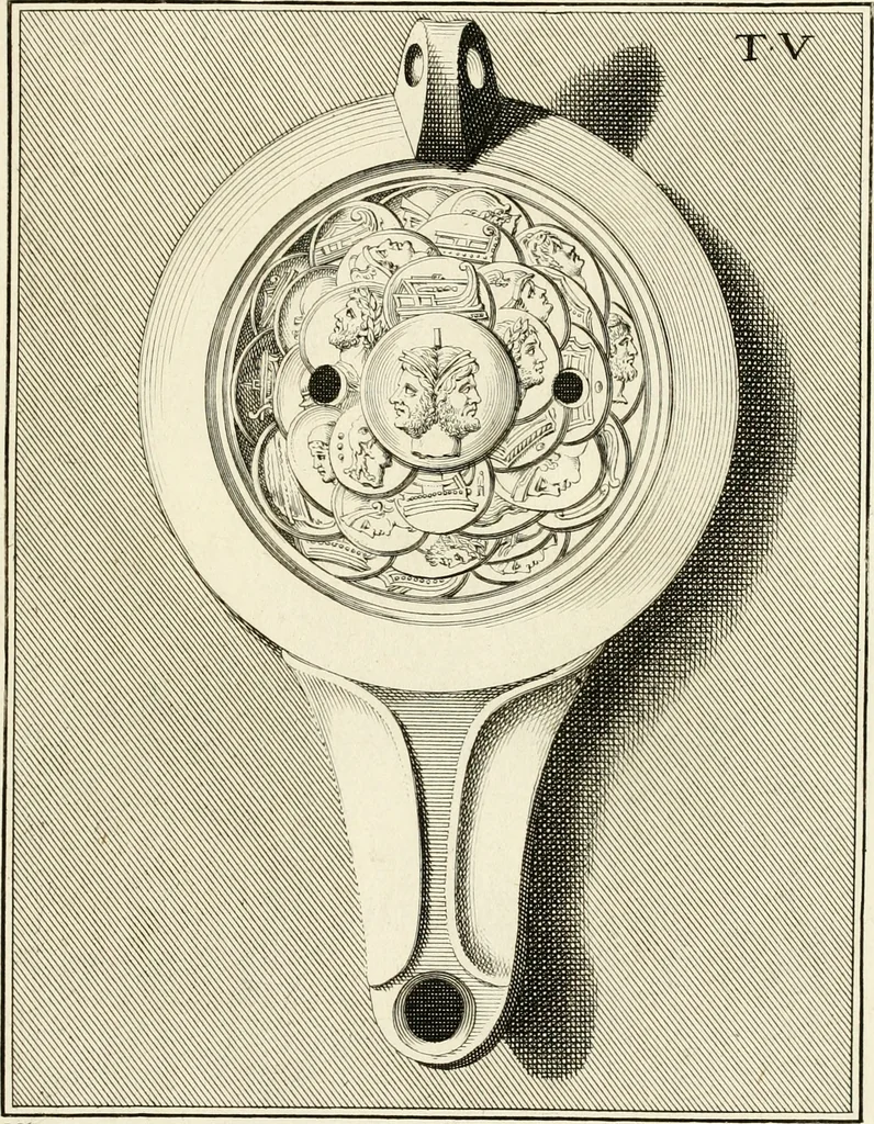 An illustration from Lucernae fictiles musei Passerii, 1739, leaf 58