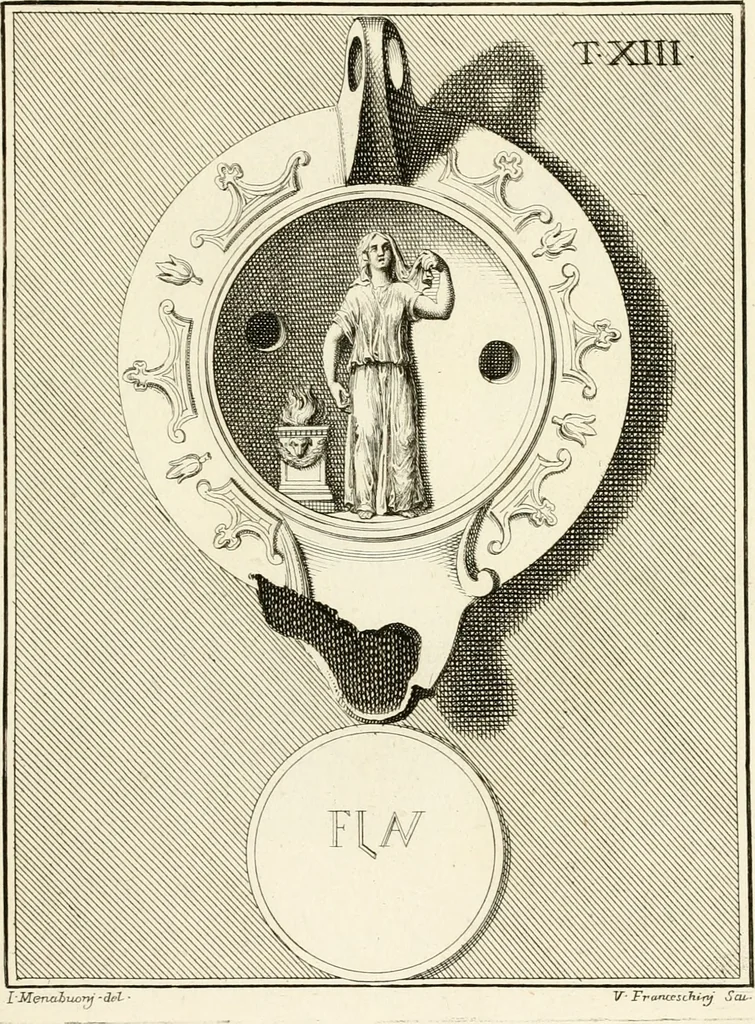 An illustration from Lucernae fictiles musei Passerii, 1739, leaf 74