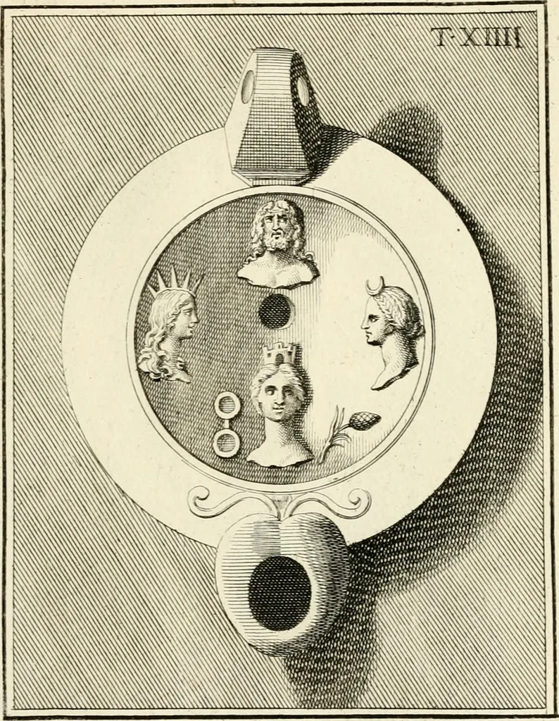 An illustration from Lucernae fictiles musei Passerii, 1739, leaf 76