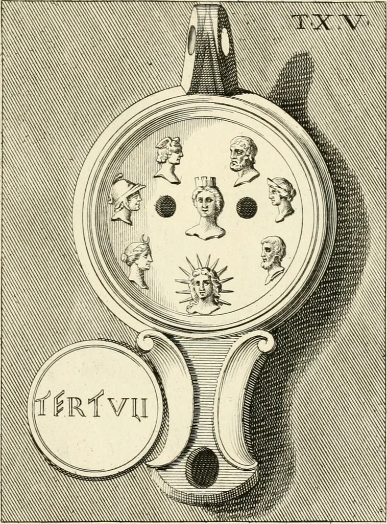 An illustration from Lucernae fictiles musei Passerii, 1739, leaf 78