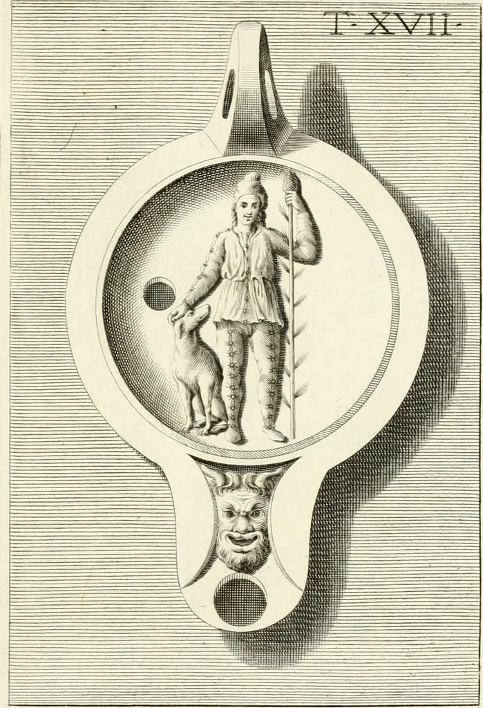 An illustration from Lucernae fictiles musei Passerii, 1739, leaf 82