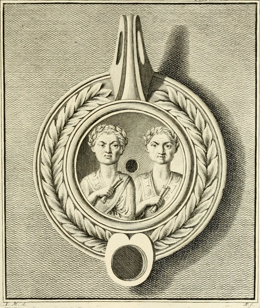 An illustration from Lucernae fictiles musei Passerii, 1739, leaf 100