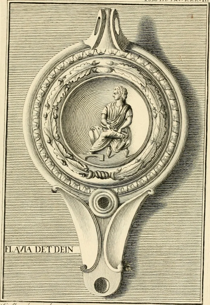 An illustration from Lucernae fictiles musei Passerii, 1739, leaf 104