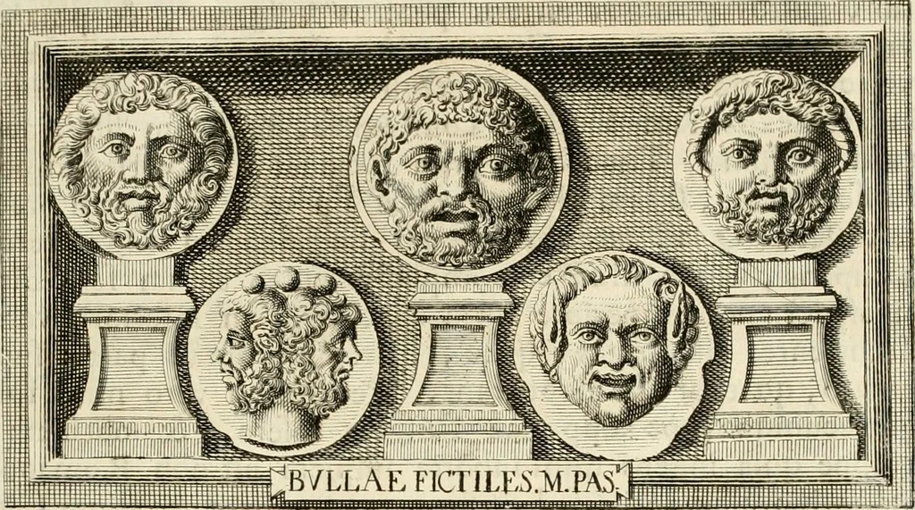 An illustration from Lucernae fictiles musei Passerii, 1739, leaf 12