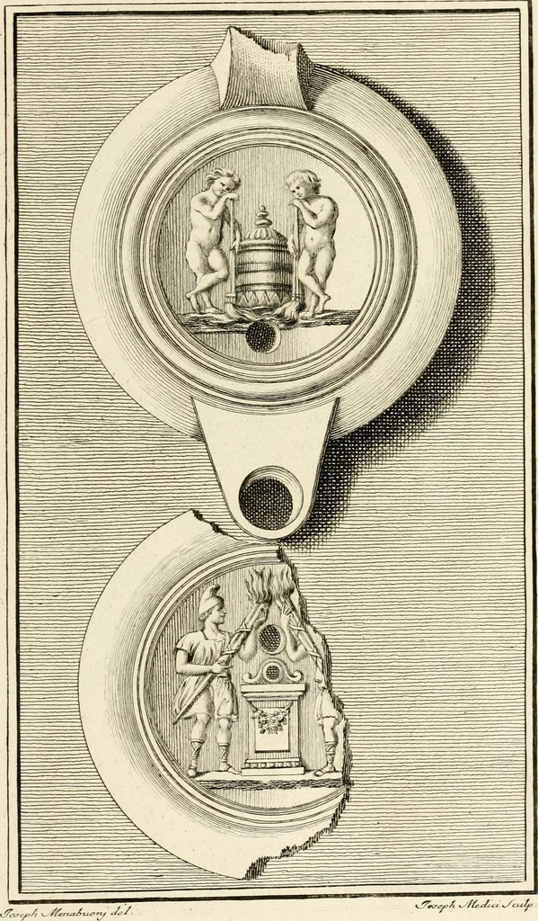 An illustration from Lucernae fictiles musei Passerii, 1739, leaf 122