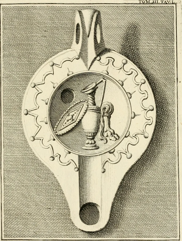 An illustration from Lucernae fictiles musei Passerii, 1739, leaf 128