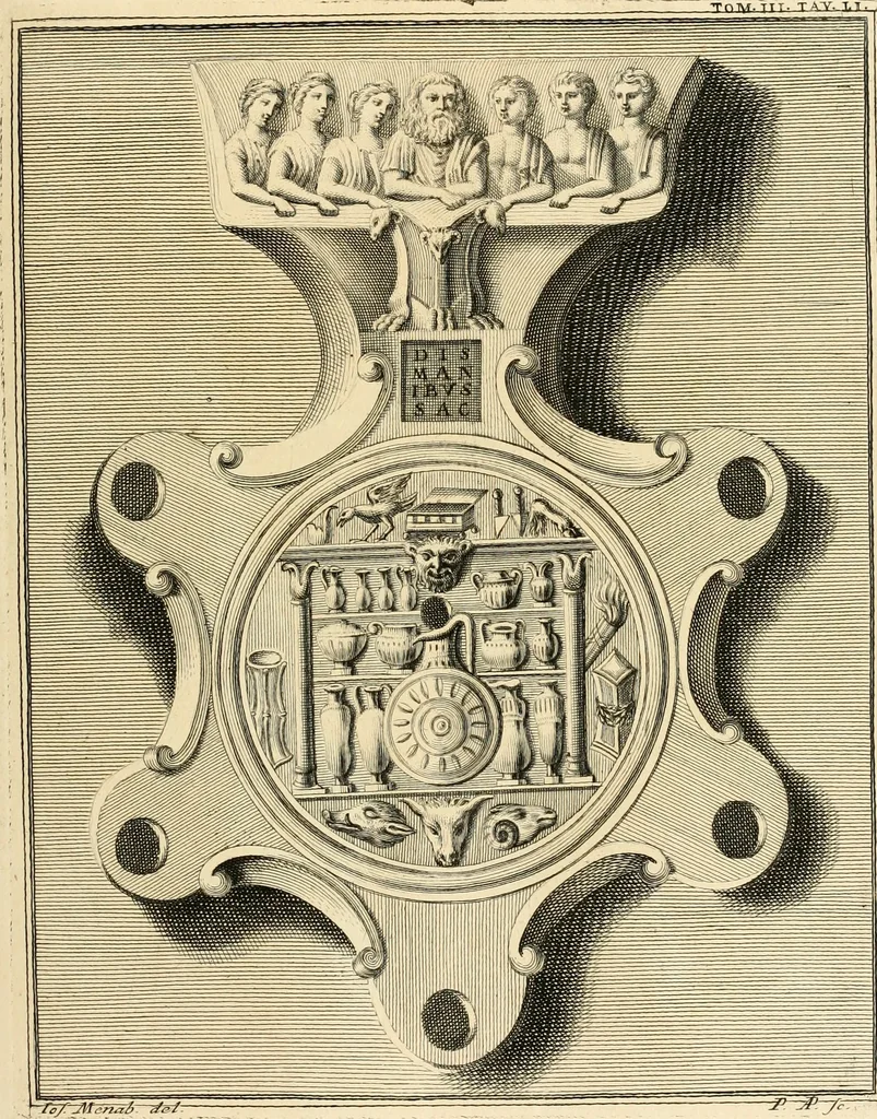 An illustration from Lucernae fictiles musei Passerii, 1739, leaf 130