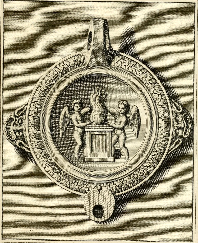 An illustration from Lucernae fictiles musei Passerii, 1739, leaf 132