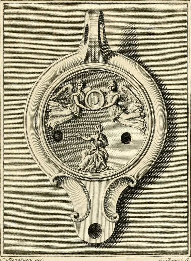 An illustration from Lucernae fictiles musei Passerii, 1739, leaf 142