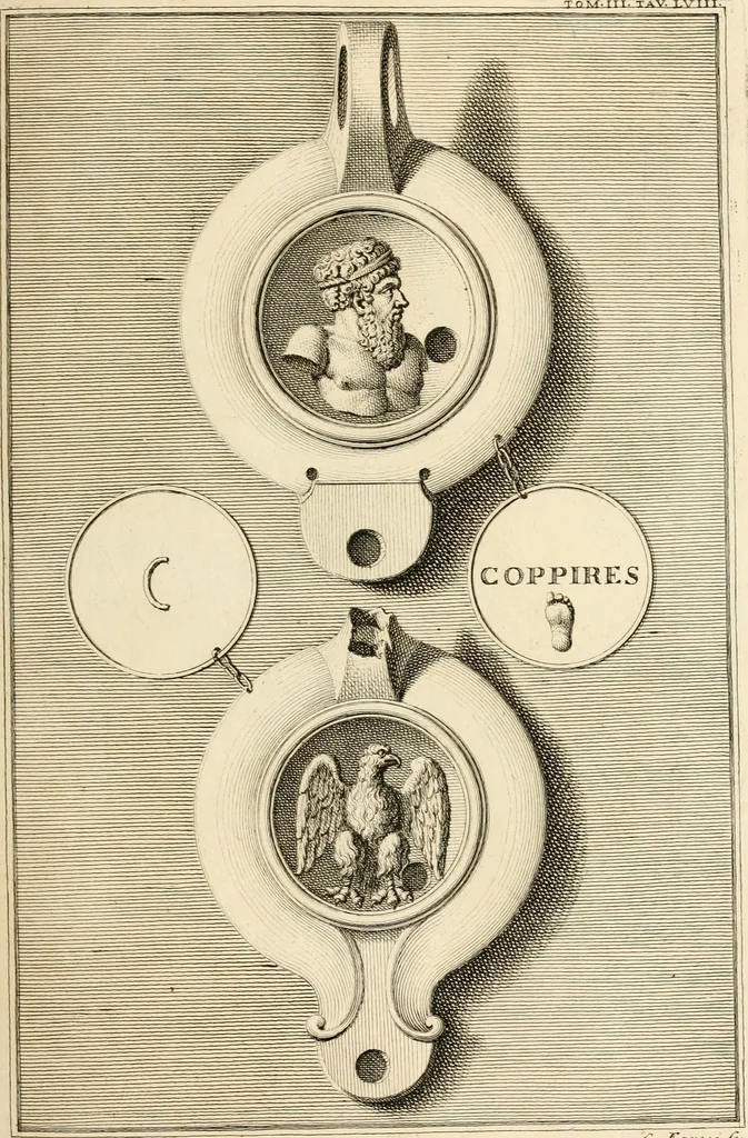 An illustration from Lucernae fictiles musei Passerii, 1739, leaf 144