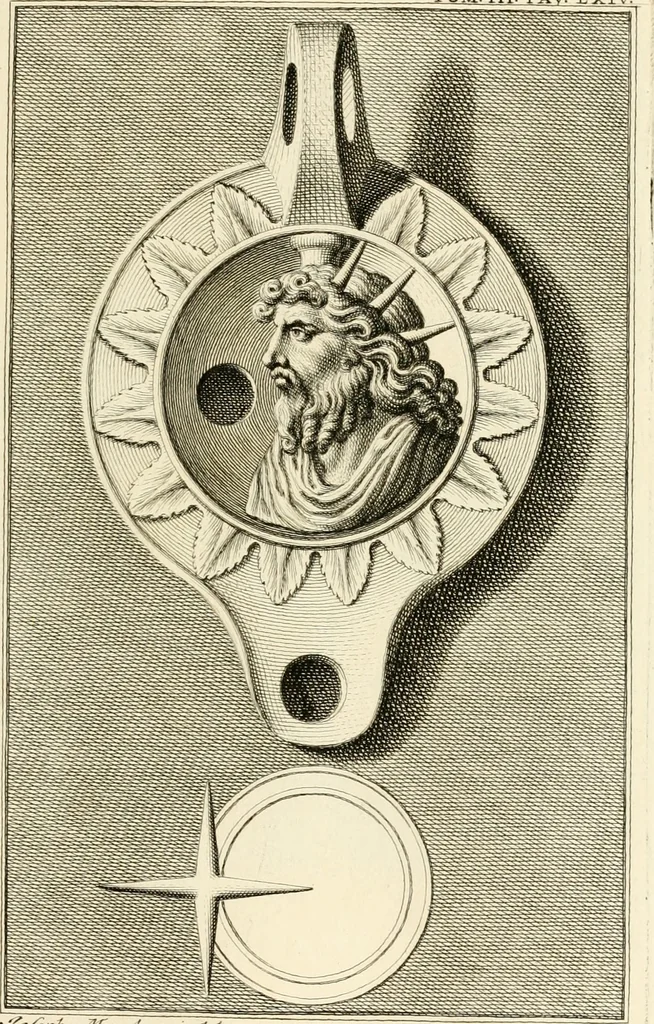 An illustration from Lucernae fictiles musei Passerii, 1739, leaf 156