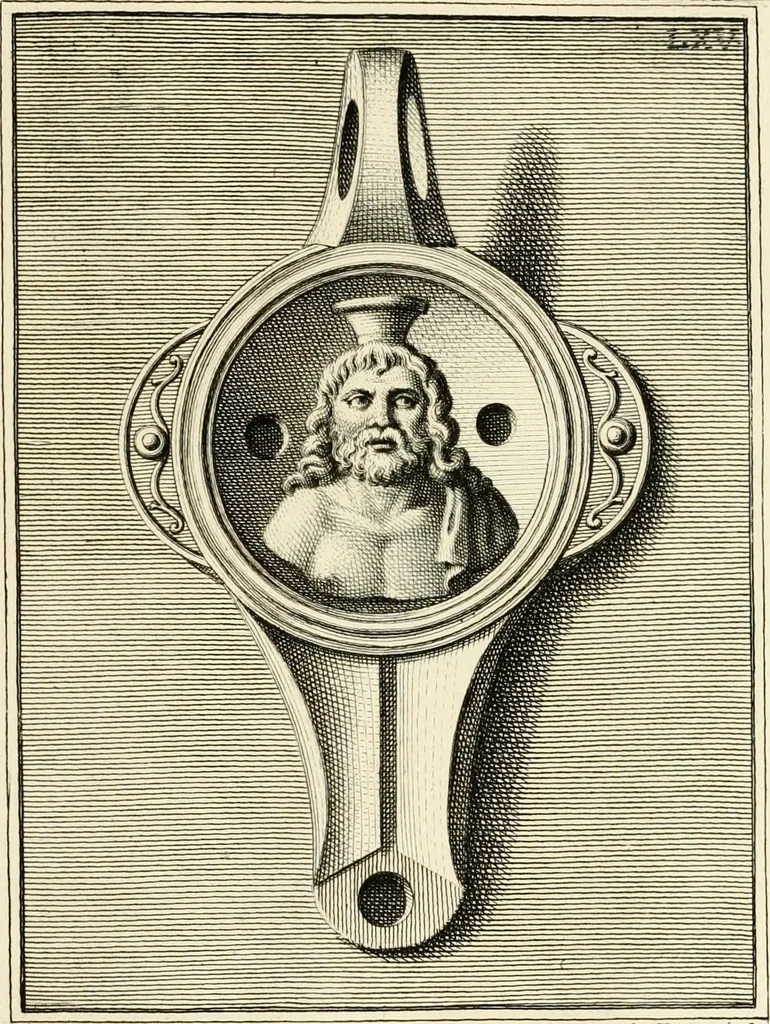 An illustration from Lucernae fictiles musei Passerii, 1739, leaf 158